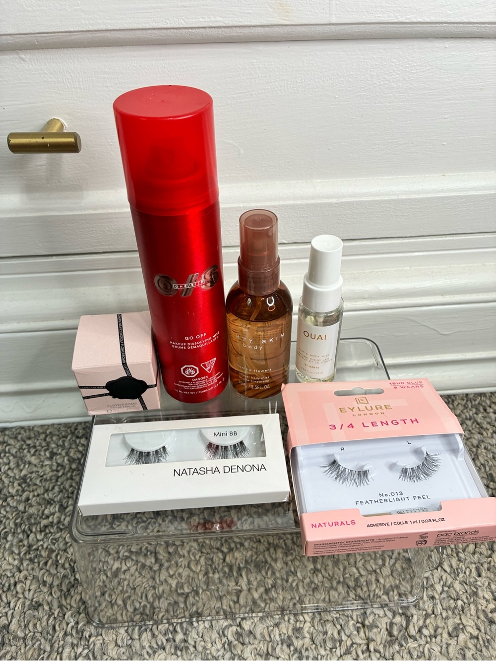 Ouai Hair Fenty Beauty Set Flowerbomb mini Natasha Denona lashes one size
